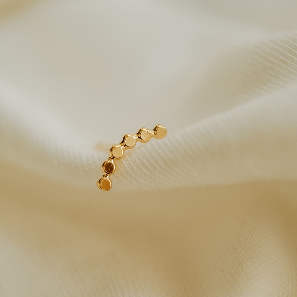 Oorring Fee Lila (18k goud)