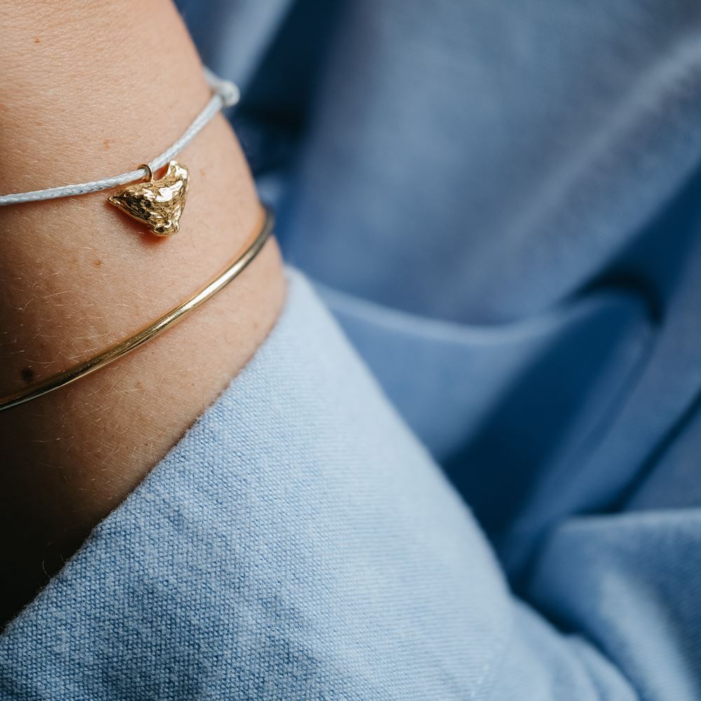 Armband "speelse ziel" - Vogel (verguld)