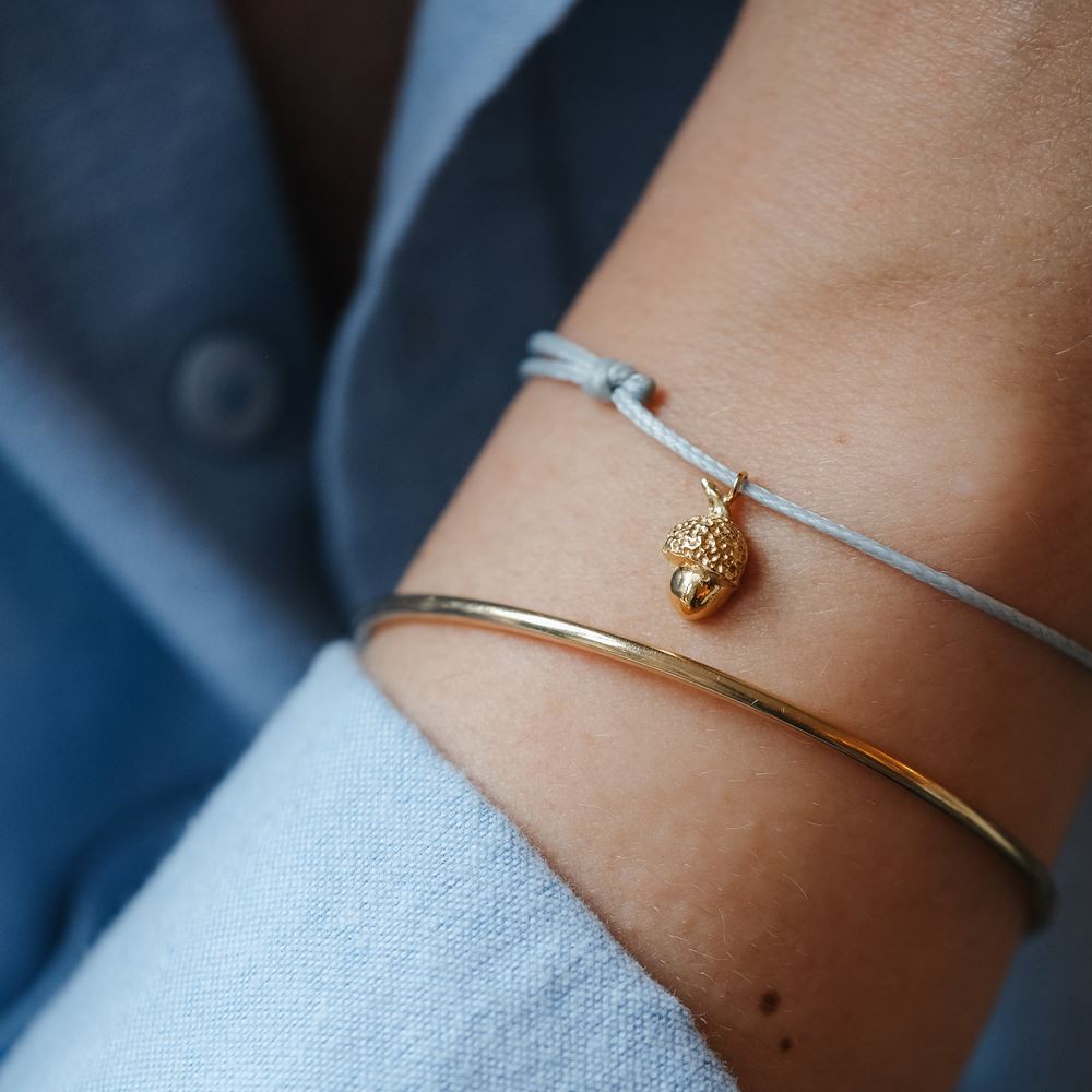 Bracelet "âme d'enfant" - Gland (argent 925)