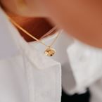 Collier "Tribu" - 2 pierres (or 18k)