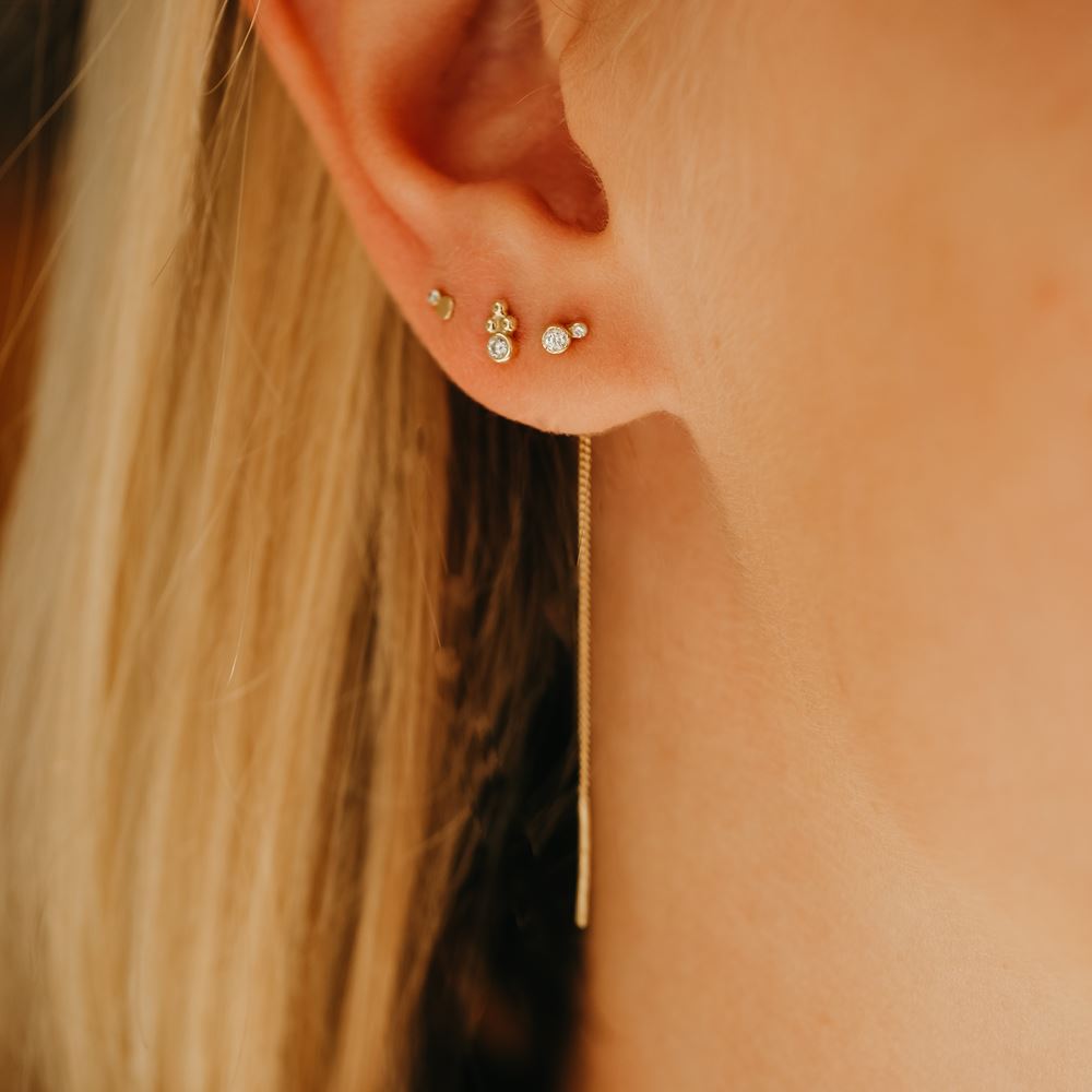 Boucle d'oreille La danseuse étoile (or 18k)