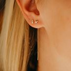 Boucle d'oreille La danseuse étoile (or 18k)