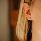 Boucle d'oreille La danseuse étoile (or 18k)