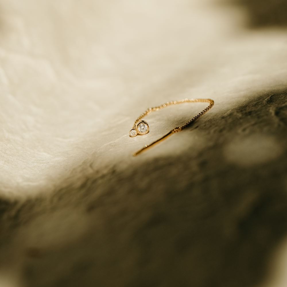 Boucle d'oreille La danseuse étoile (or 18k)