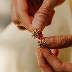 Oorbellen Solstice (verguld)