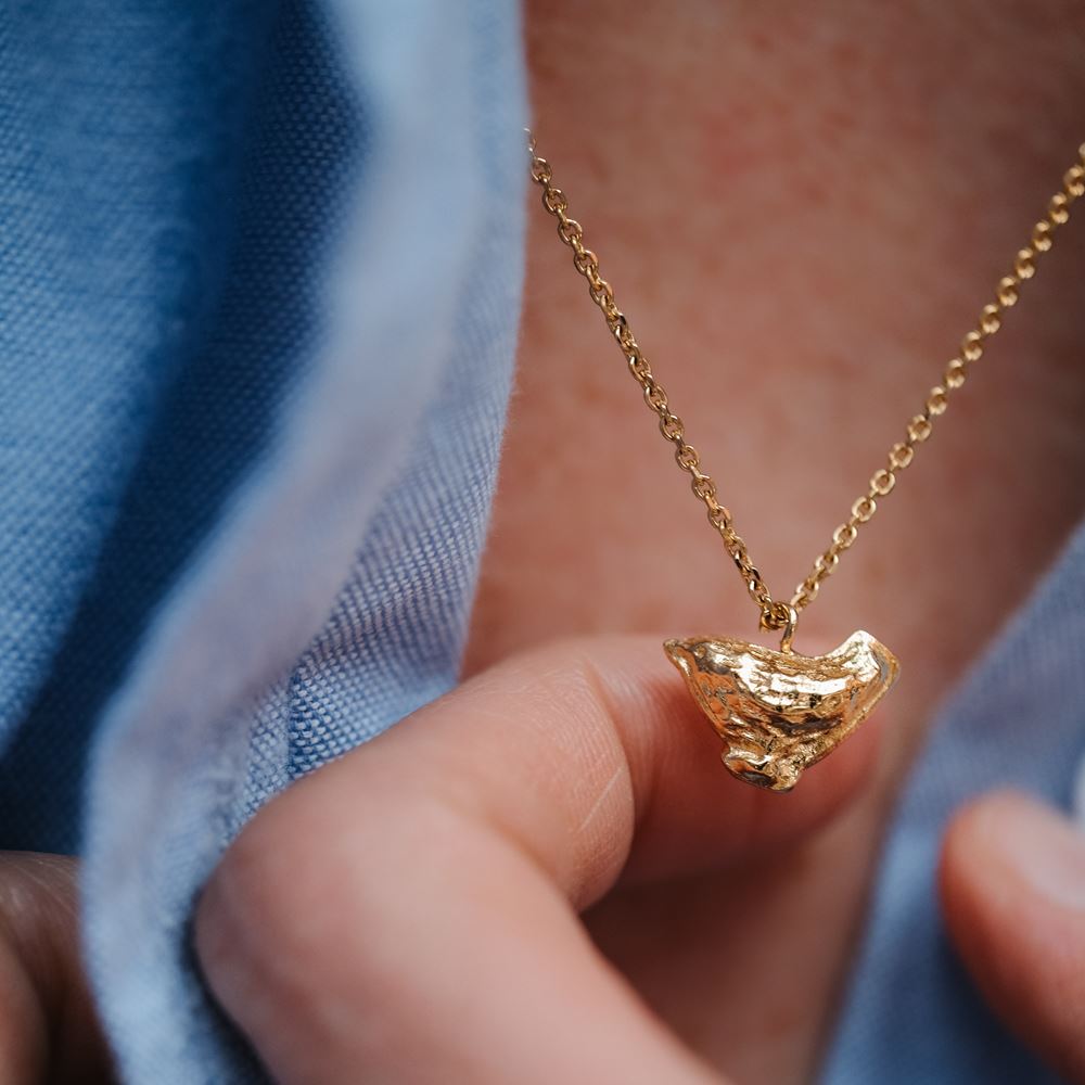 Collier "âme d'enfant" (plaqué or)