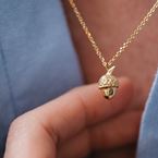 Collier "âme d'enfant" (plaqué or)