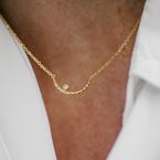 Halsketting "La funambule" (18k goud)
