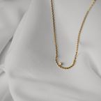 Halsketting "La funambule" (18k goud)