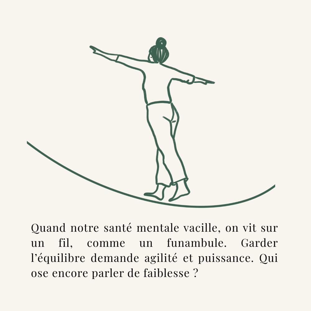 Halsketting "La funambule" (18k goud)