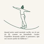 Halsketting "La funambule" (18k goud)