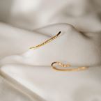 Boucles d'oreilles Fée Clochette (plaqué or)