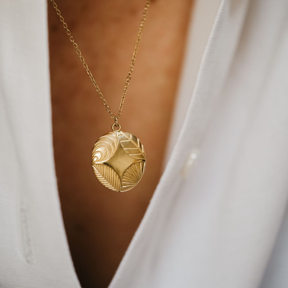 Collier "La chamane" (or 18k)
