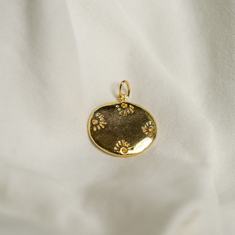 Collier "Empreinte" n°1 (plaqué or)