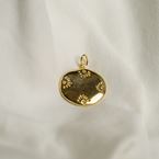 Collier "Empreinte" n°1 (plaqué or)