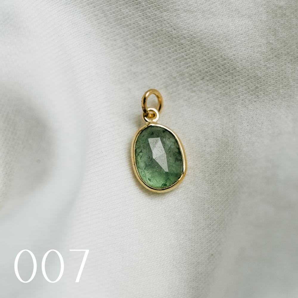 Pendentif "La Singulière" tourmaline - pièce unique (or 18k)