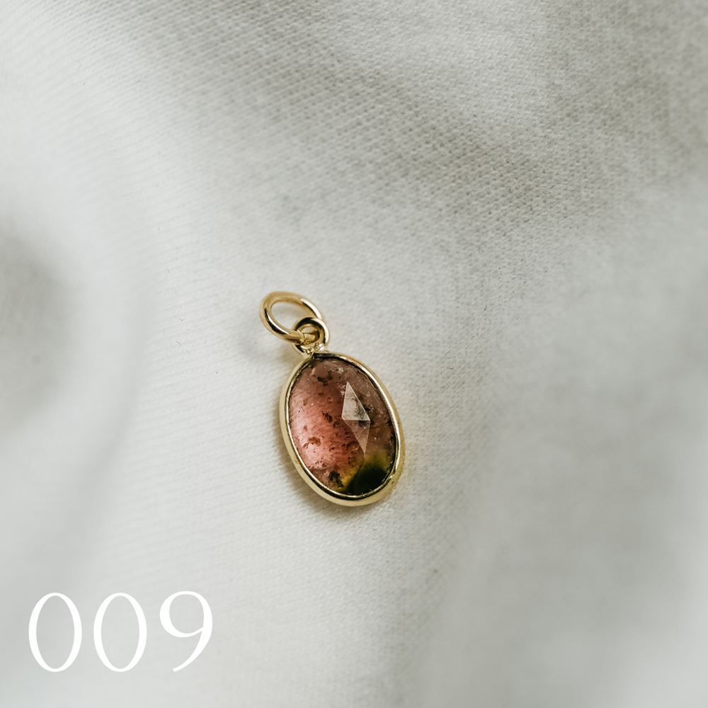 Pendentif "La Singulière" tourmaline - pièce unique (or 18k)