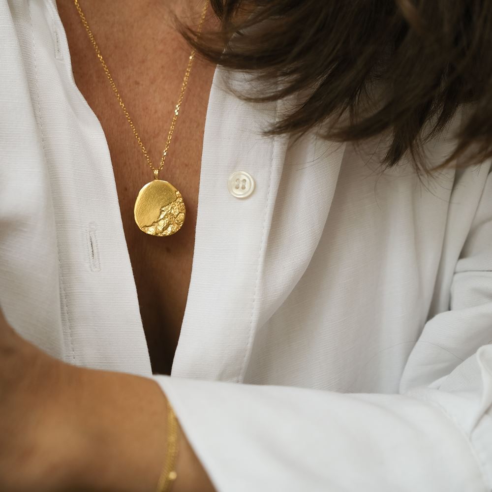 Halsketting "La résiliente" (18k goud)