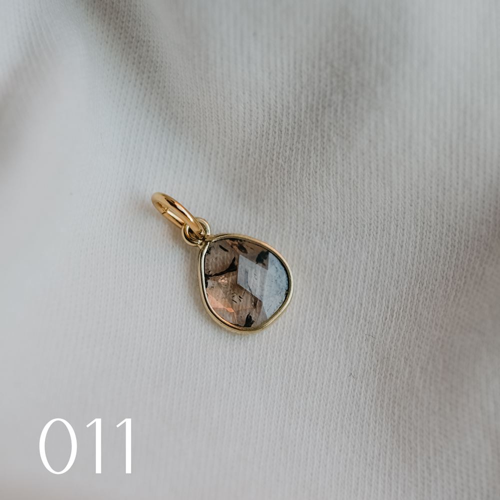 Hangertje "La Singulière" diamant - pièce unique (18k goud)
