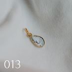 Hangertje "La Singulière" diamant - pièce unique (18k goud)