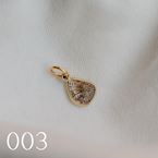 Hangertje "La Singulière" diamant - pièce unique (18k goud)