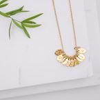 Collier "Les mots secrets" sur mesure (plaqué or)