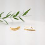 Boucles d'oreilles Anna (plaqué or)