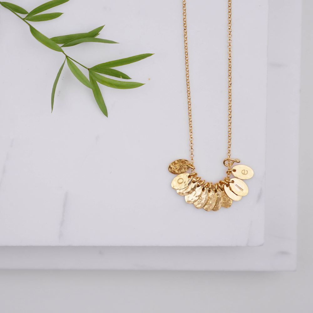 Collier "Les mots secrets" sur mesure (or 18k)