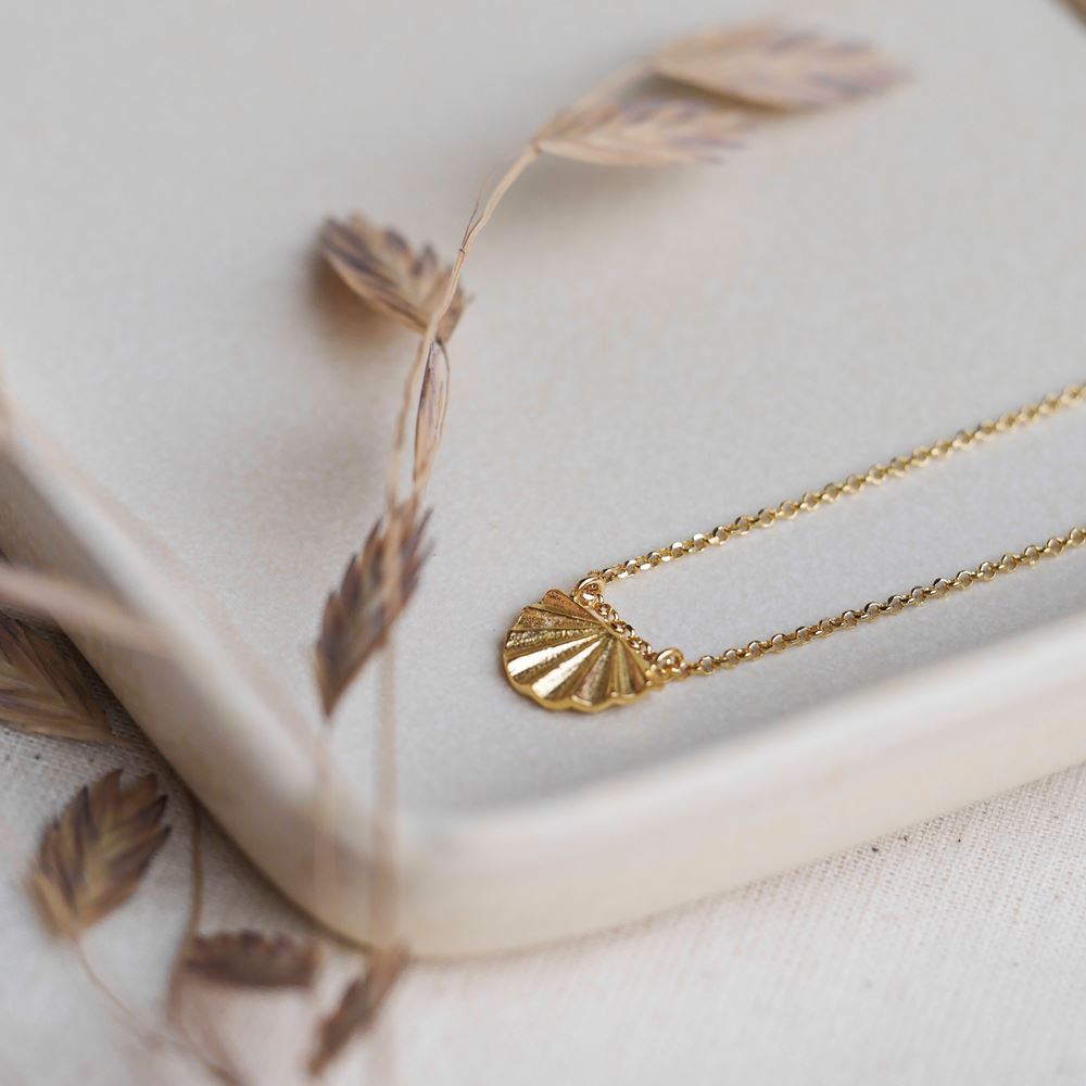 Collier Céleste (plaqué or)
