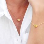 Collier Céleste (plaqué or)