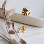 Boucles d'oreilles Céleste (plaqué or)