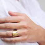 Bague Céleste (plaqué or)