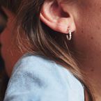 Mini creool Alba (zilver 925)