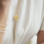 Collier Veilleuse (plaqué or)