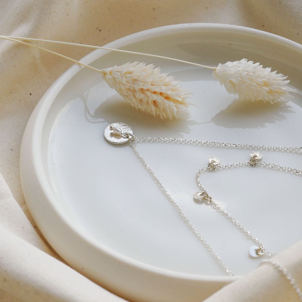 Collier double Greta (argent)