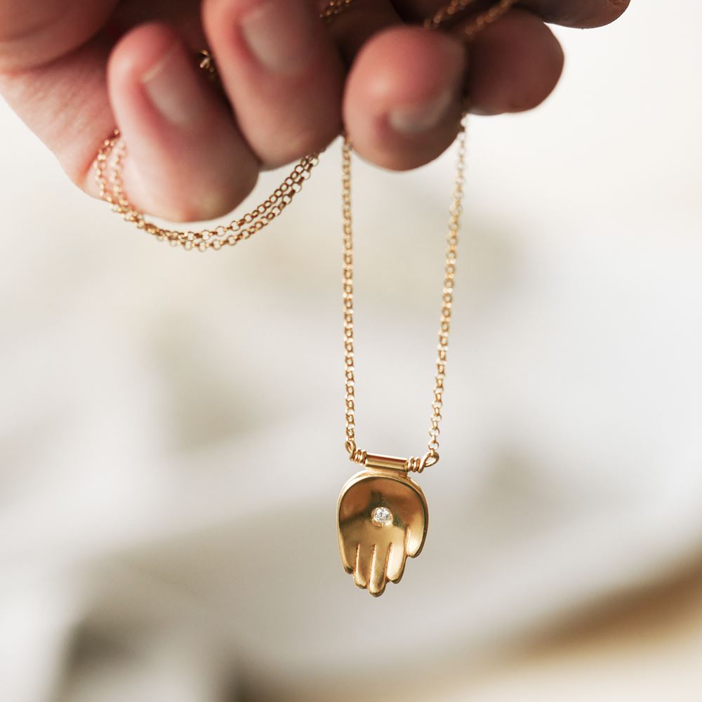 Halsketting Éclaireuse (18k goud)