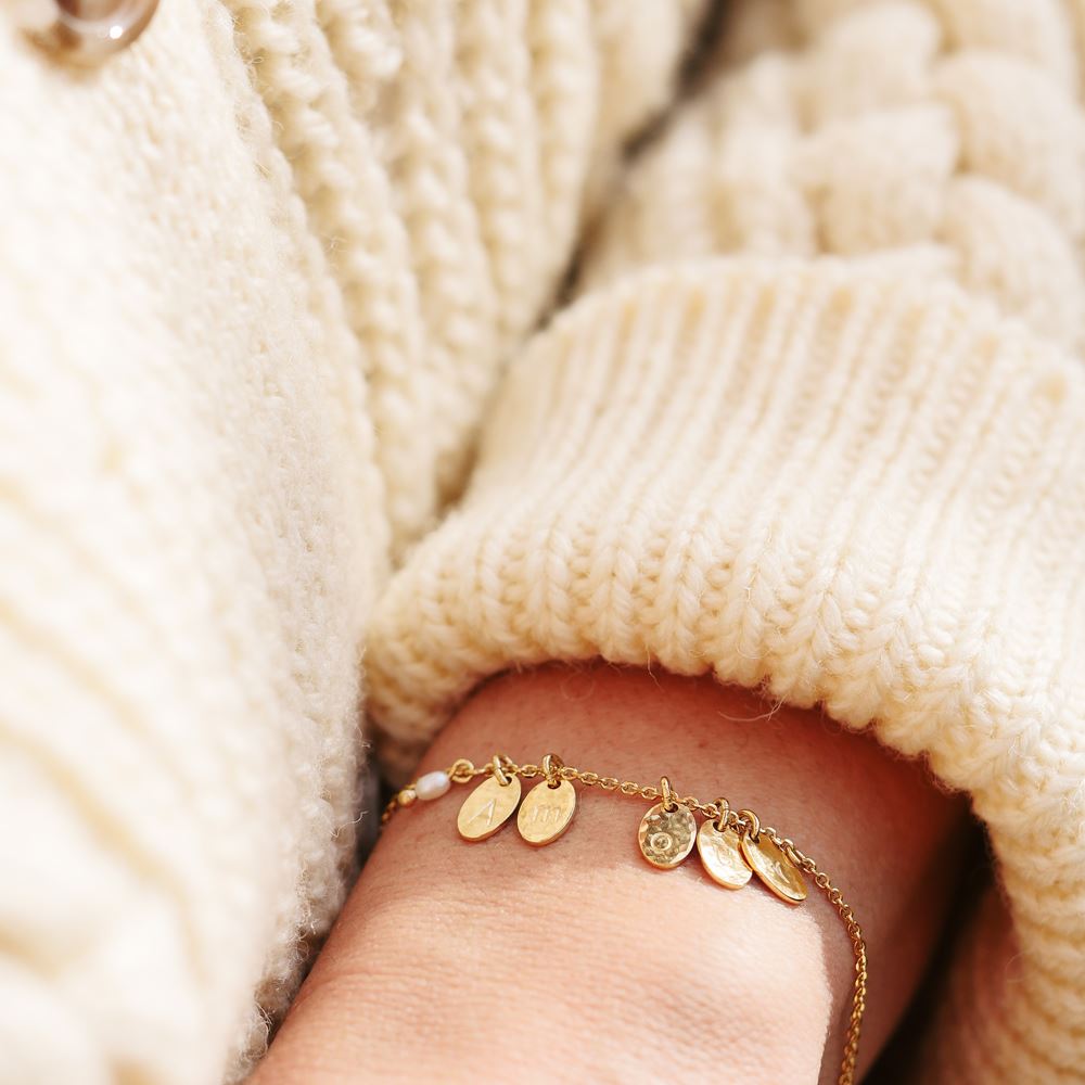 Bracelet "mots secrets" sur mesure (or 18k)