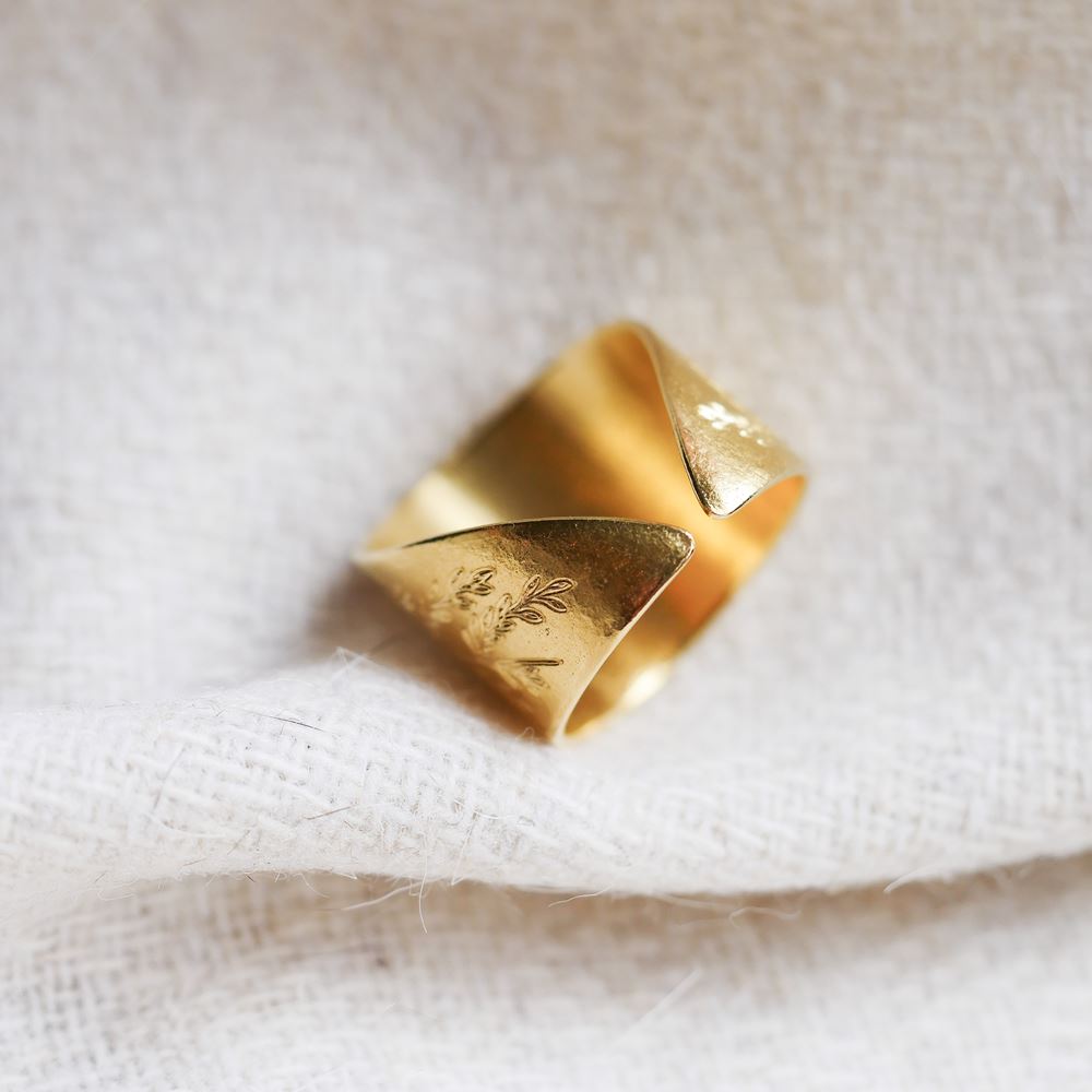 Ring Pachamama (verguld)