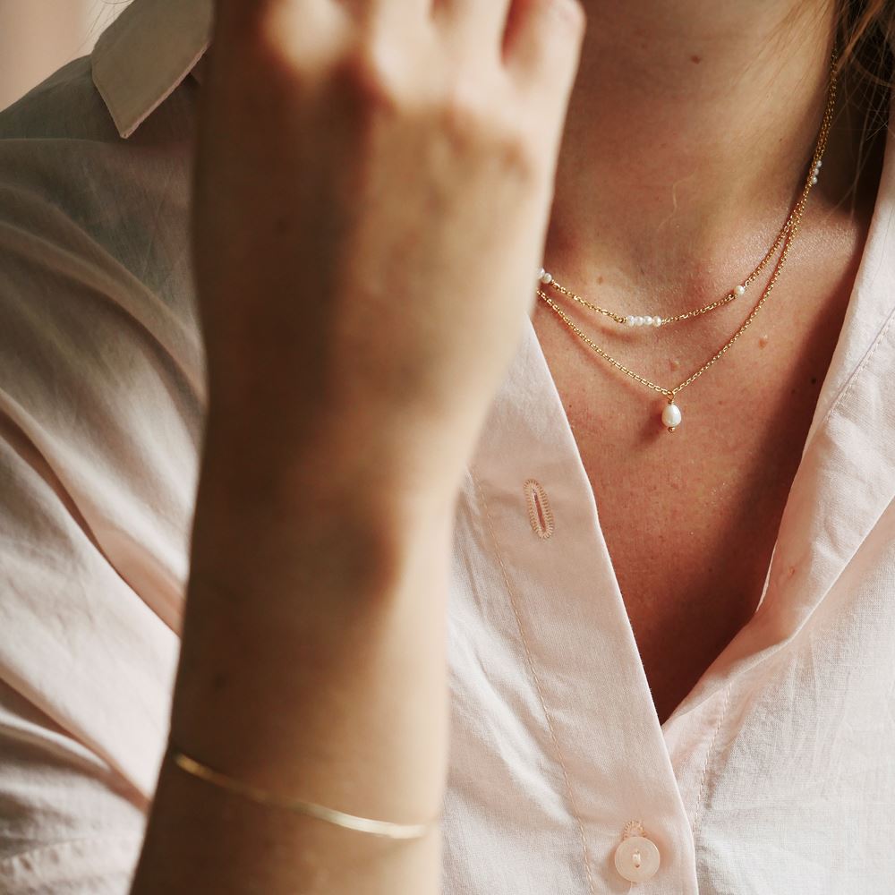 Collier Ella (plaqué or)