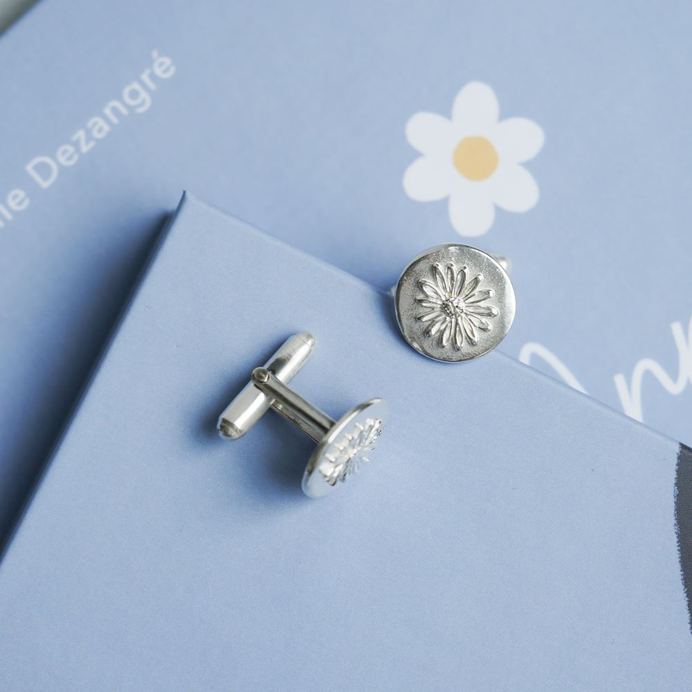 Manchetteknopen Margriet (zilver 925)