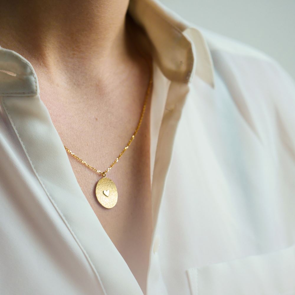 Halsketting "Hartje" (18k goud)