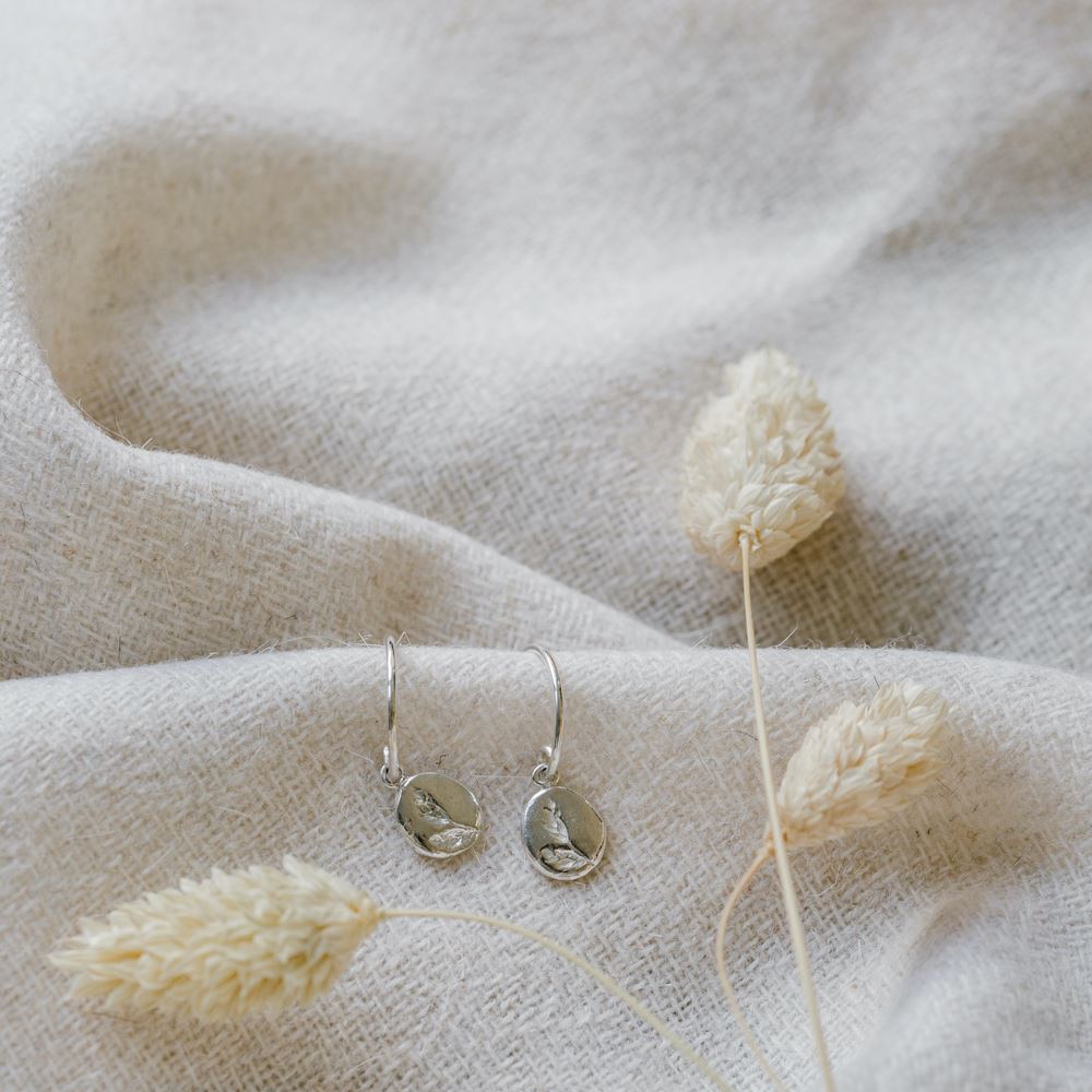 Créoles "Grand-mère Feuillage" (argent 925)