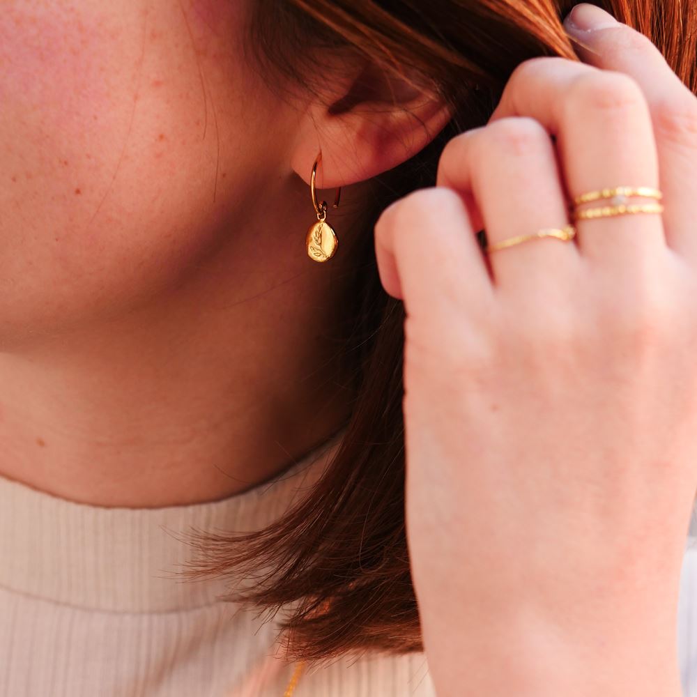 Creolen "Grootmoeder Wilg" (verguld)