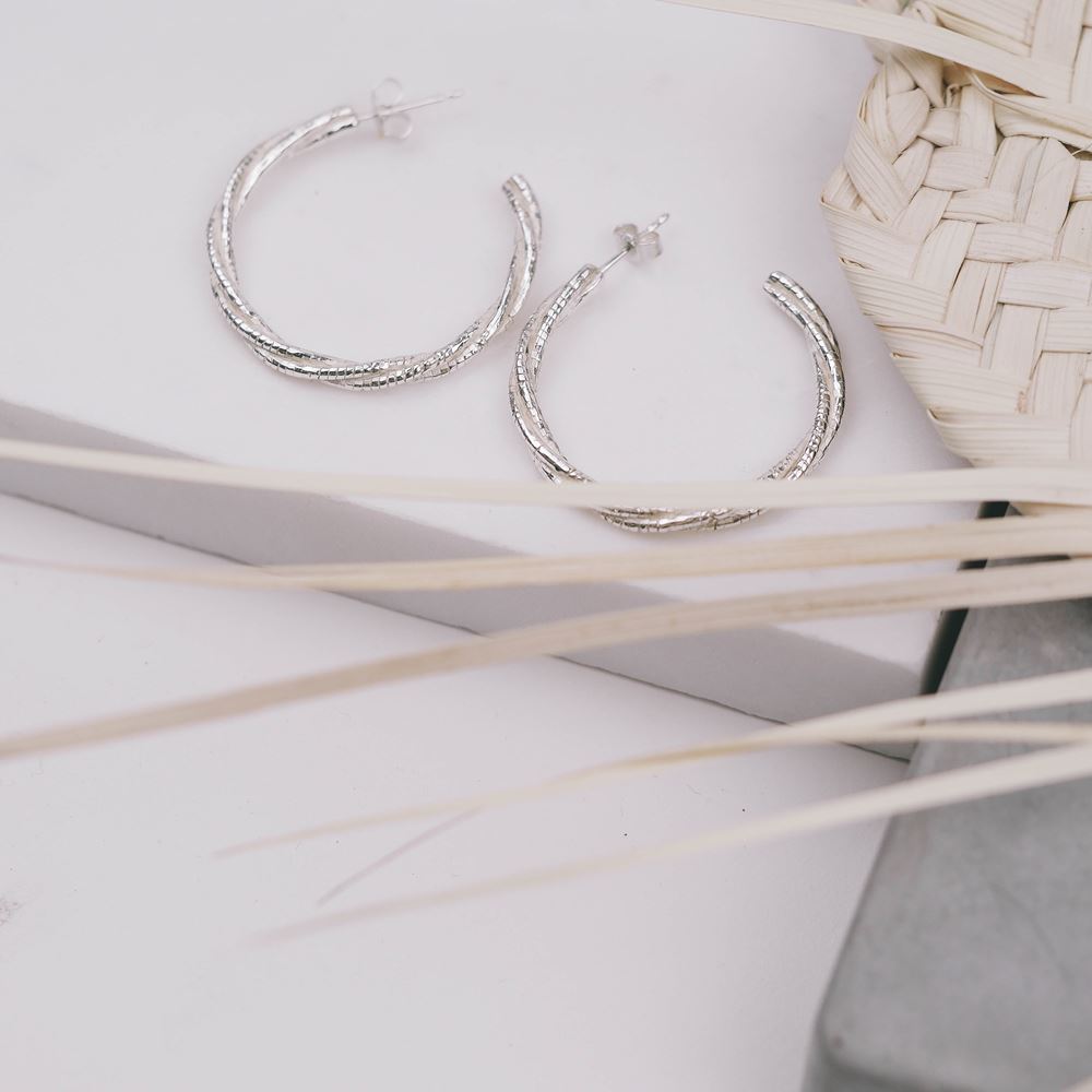 Boucles d'oreilles Najima (argent 925)