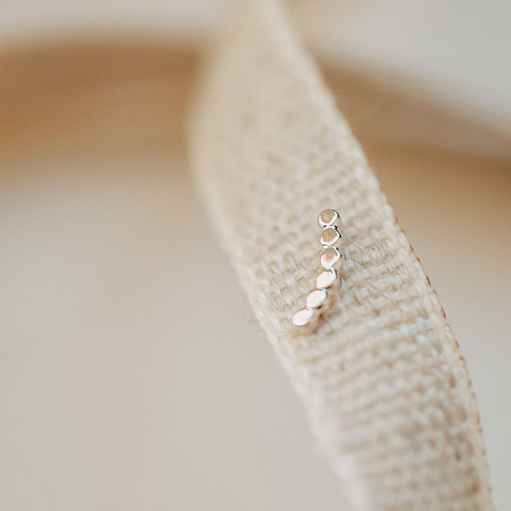 Boucle d'oreille Lila (argent 925)
