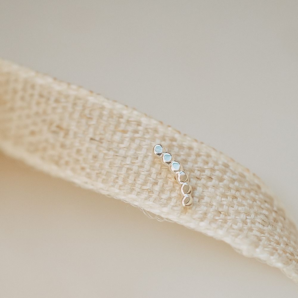 Boucle d'oreille Lila (argent 925)