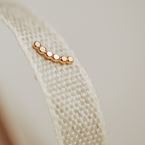 Oorring Lila (verguld)