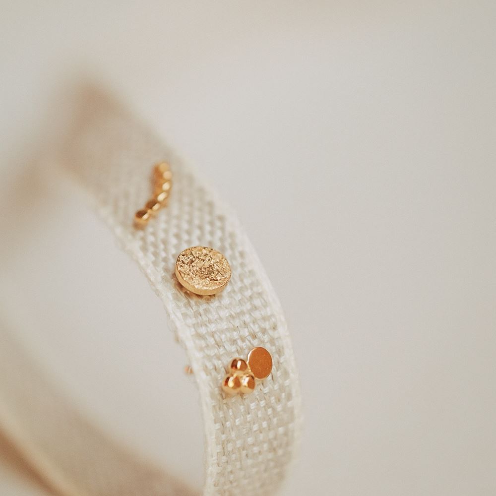 Boucle d'oreille Romy (plaqué or)