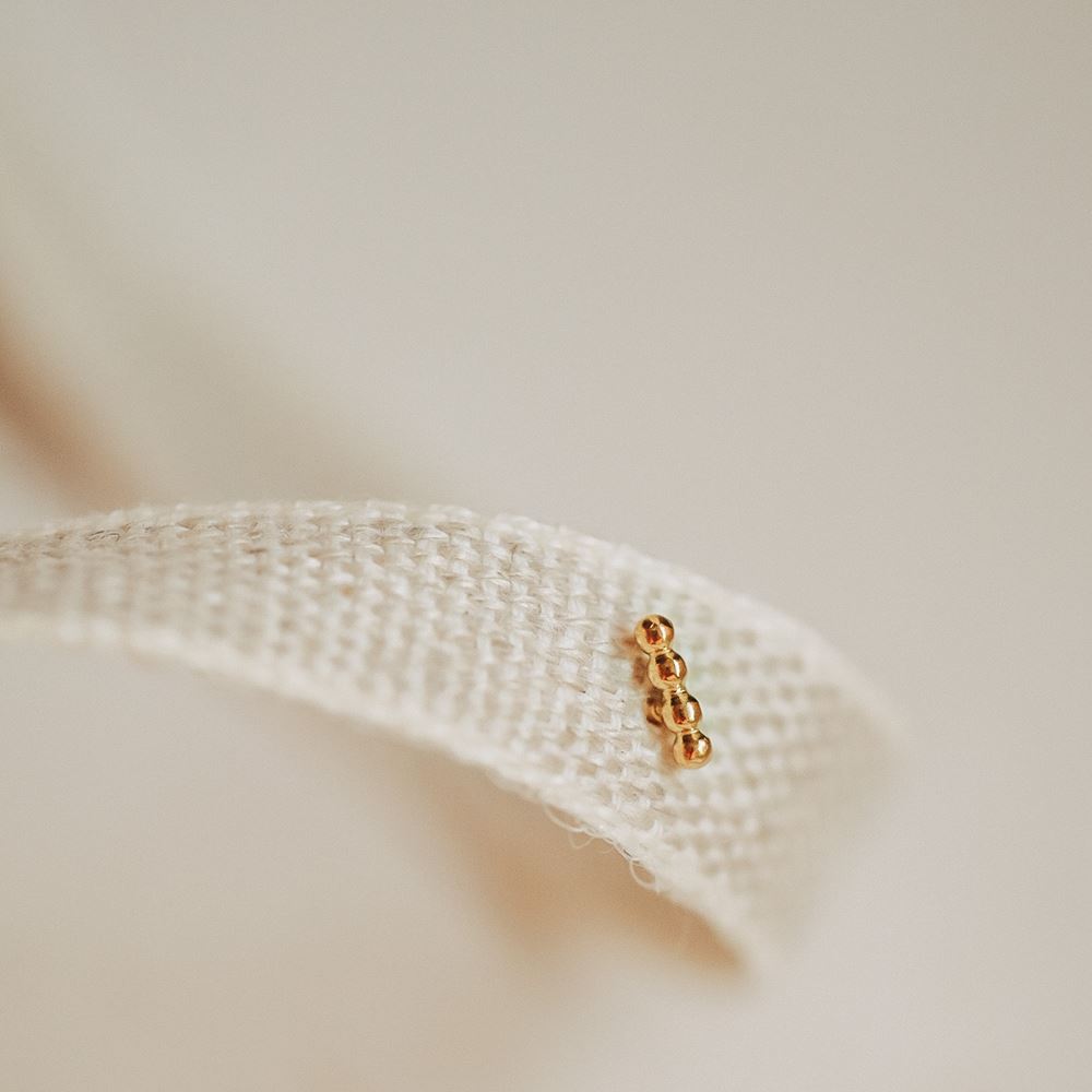 Boucle d'oreille Sam (plaqué or)