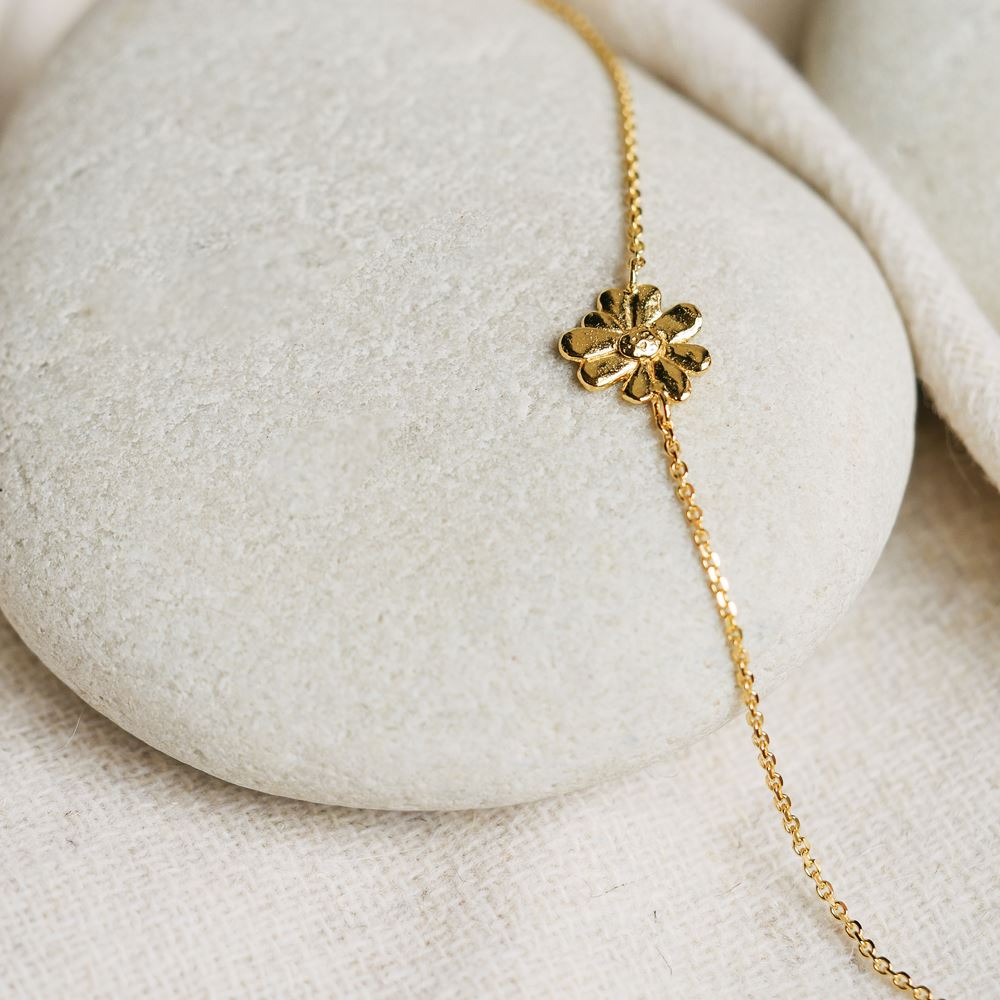 Bracelet pour enfants Marguerite (or 18k)